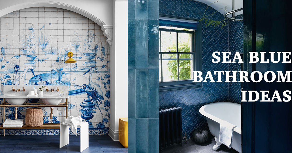 “SEA BLUE BATHROOM” 25 ไอเดียยกทะเลมาไว้ที่บ้านได้ง่ายๆ ไม่ต้องออกเดินทาง!